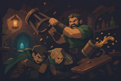 Bar Fight card art