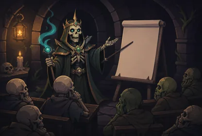 Self-Help Lich card art