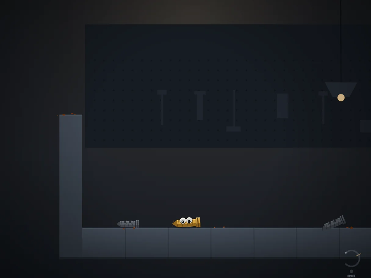 The Pit level: the parts are down there with you